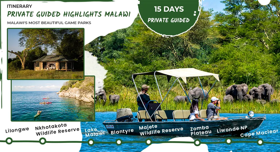 Private-Guided-Safari-Itinerary-Highlights-Malawi